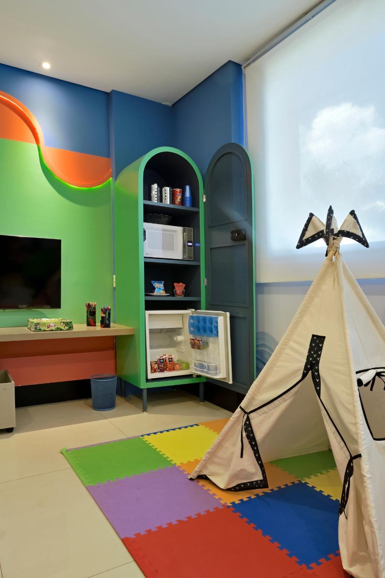 Hotel Mont Blanc Premium Ribeirão Preto Kültér fotó A child's room with a mini-refrigerator